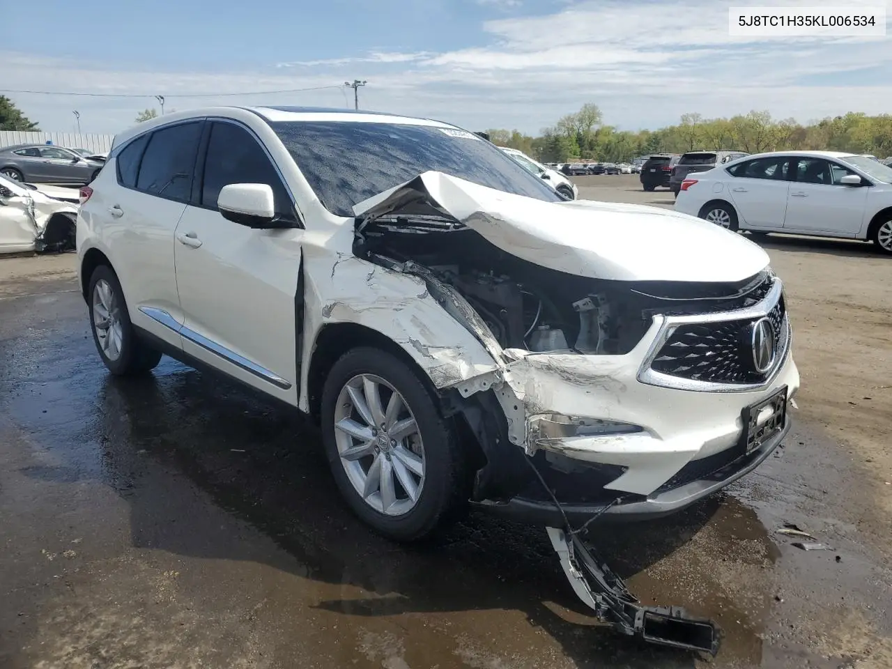 2019 Acura Rdx VIN: 5J8TC1H35KL006534 Lot: 55204815