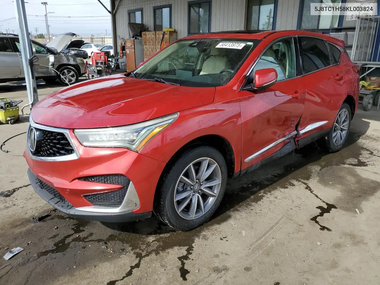 2019 Acura Rdx Technology VIN: 5J8TC1H58KL003824 Lot: 56413975