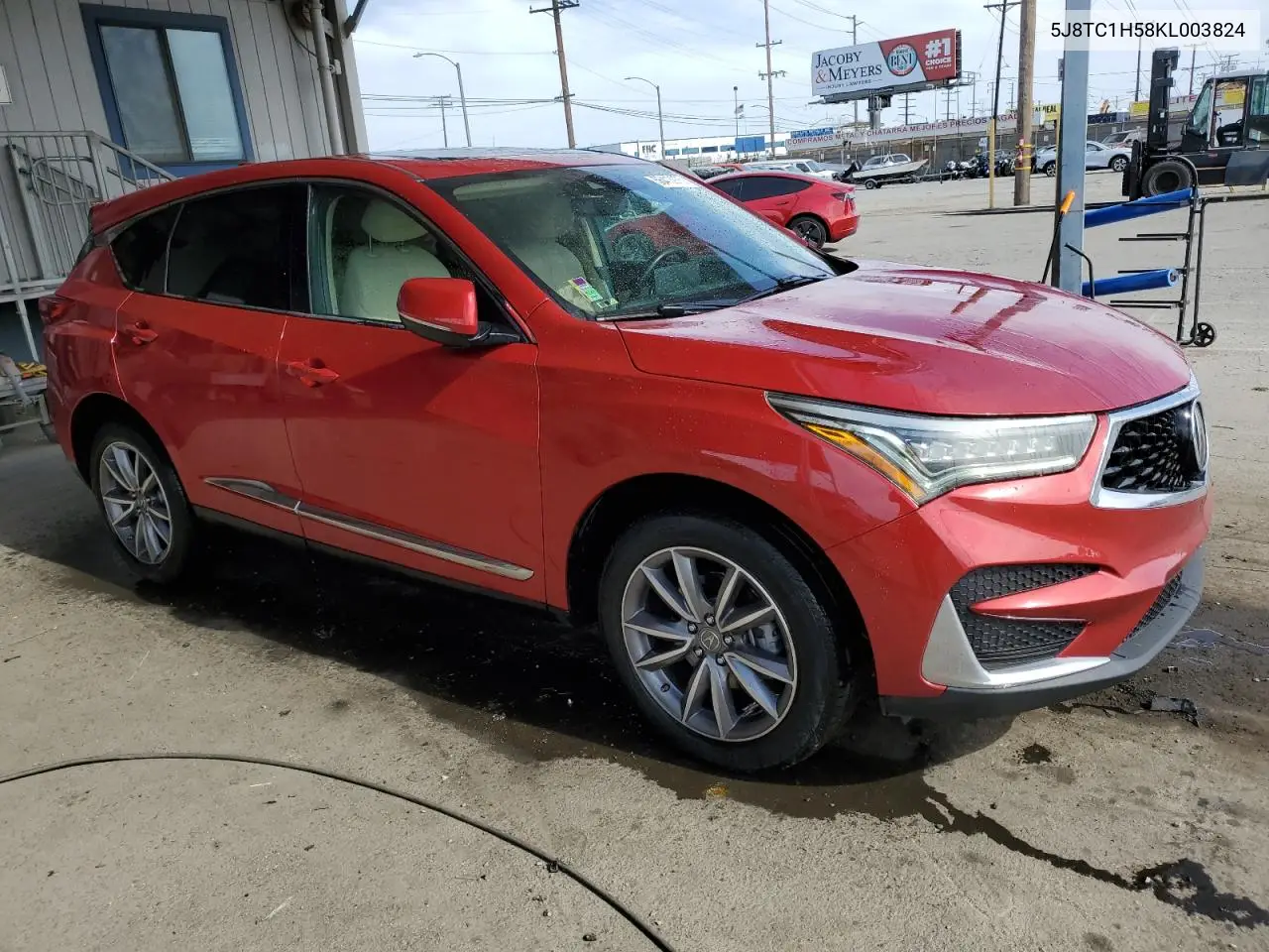 2019 Acura Rdx Technology VIN: 5J8TC1H58KL003824 Lot: 56413975