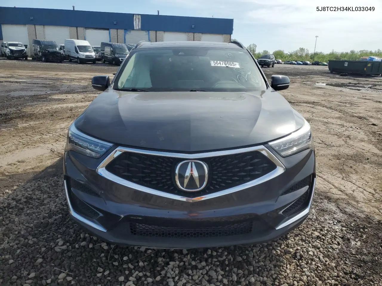 2019 Acura Rdx VIN: 5J8TC2H34KL033049 Lot: 56476665
