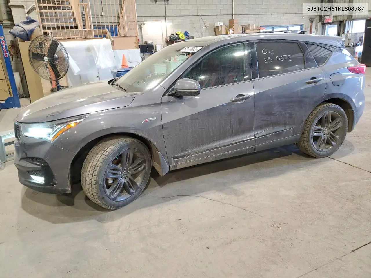 2019 Acura Rdx A-Spec VIN: 5J8TC2H61KL808787 Lot: 57113665