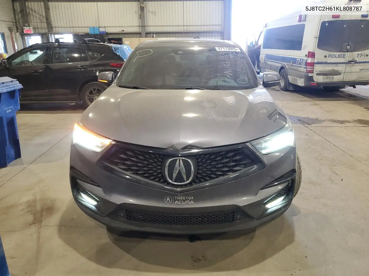 2019 Acura Rdx A-Spec VIN: 5J8TC2H61KL808787 Lot: 57113665