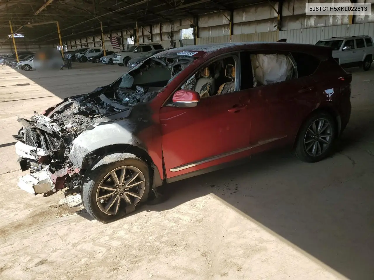 2019 Acura Rdx Technology VIN: 5J8TC1H5XKL022813 Lot: 61309995