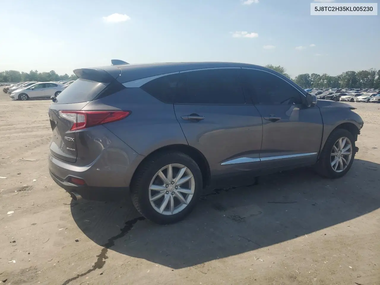 2019 Acura Rdx VIN: 5J8TC2H35KL005230 Lot: 61614685