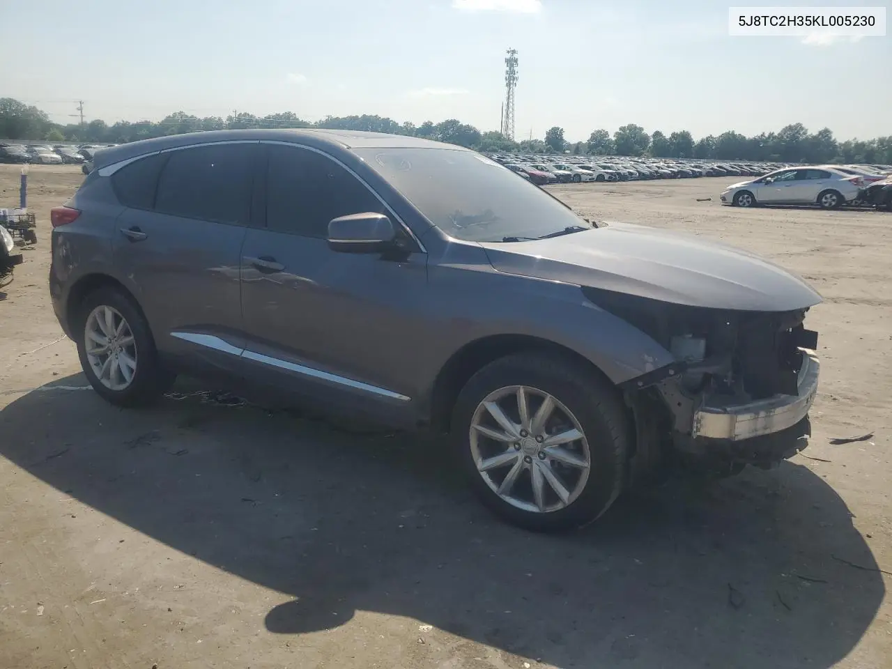 2019 Acura Rdx VIN: 5J8TC2H35KL005230 Lot: 61614685