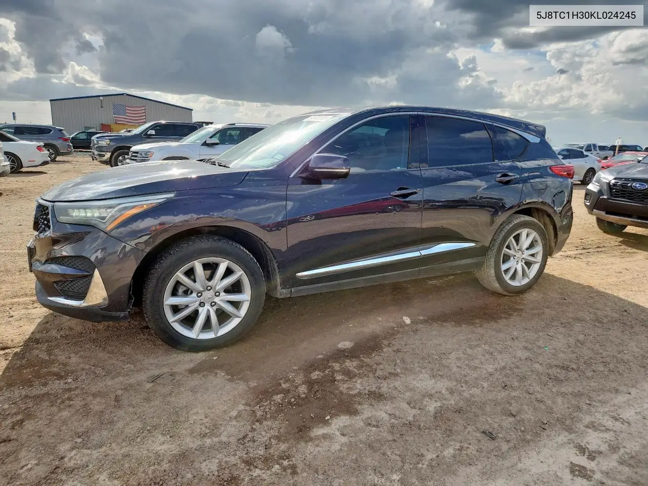 2019 Acura Rdx VIN: 5J8TC1H30KL024245 Lot: 61692585
