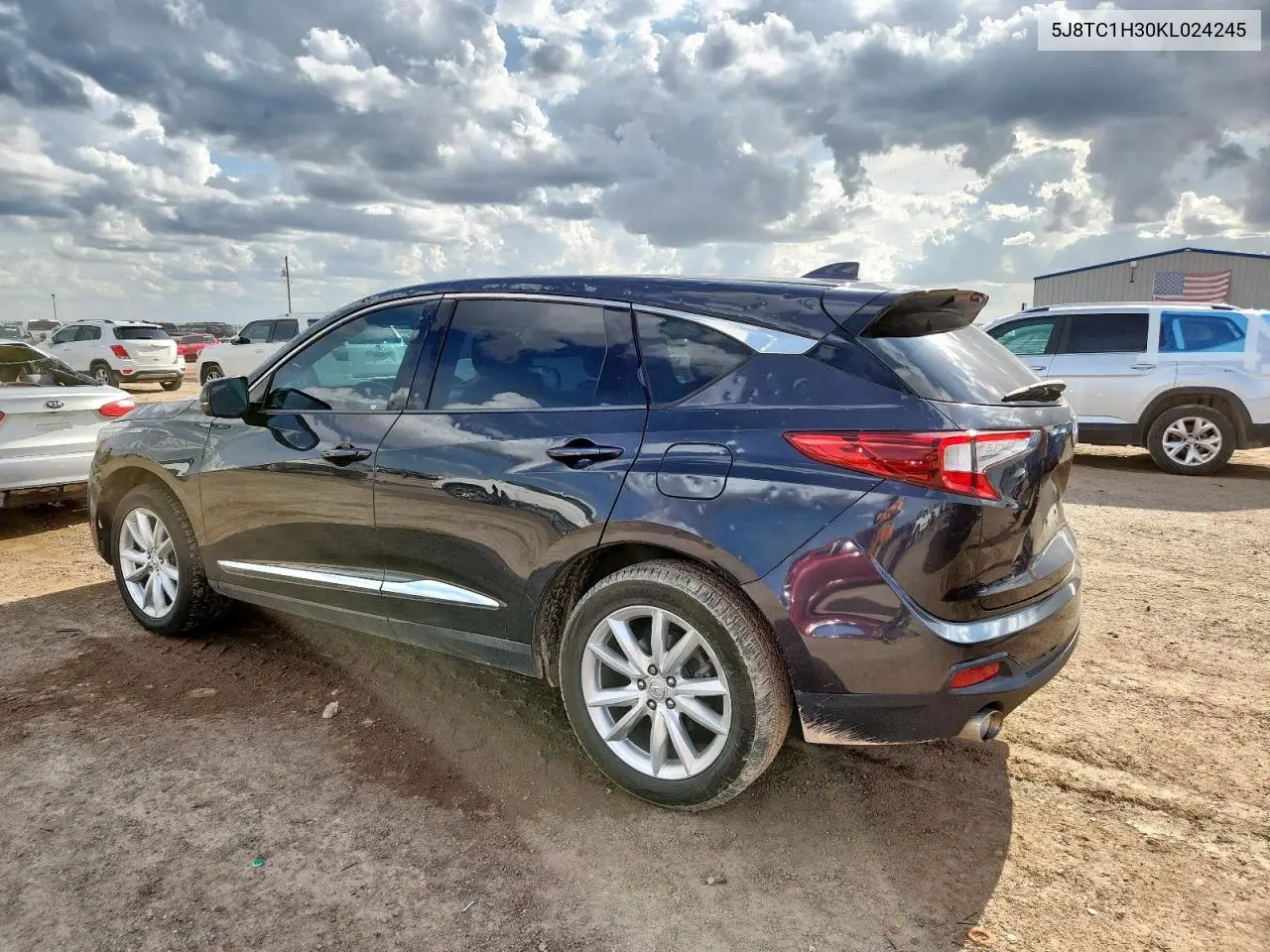 2019 Acura Rdx VIN: 5J8TC1H30KL024245 Lot: 61692585