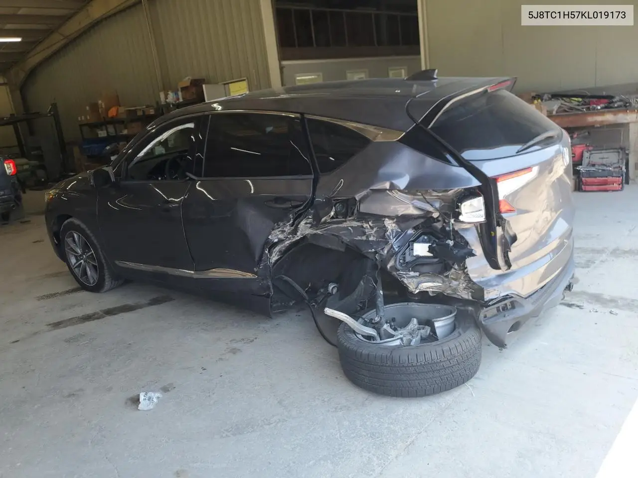 2019 Acura Rdx Technology VIN: 5J8TC1H57KL019173 Lot: 61763615