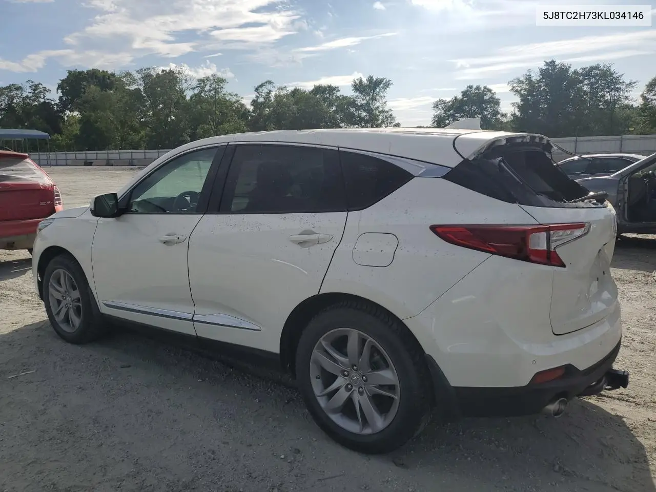 2019 Acura Rdx Advance VIN: 5J8TC2H73KL034146 Lot: 61839645