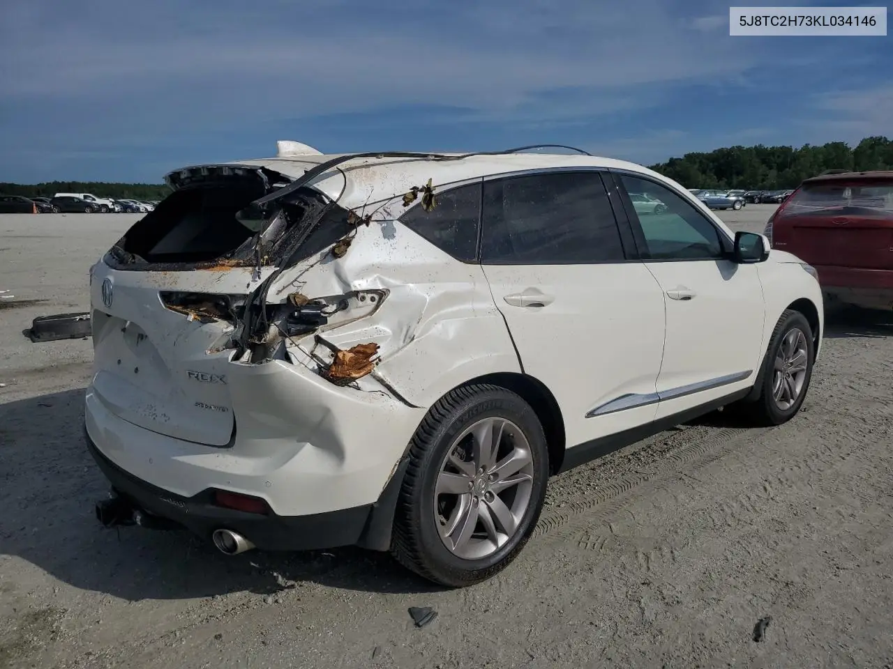 2019 Acura Rdx Advance VIN: 5J8TC2H73KL034146 Lot: 61839645