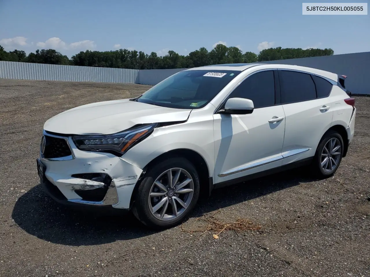 2019 Acura Rdx Technology VIN: 5J8TC2H50KL005055 Lot: 61938635