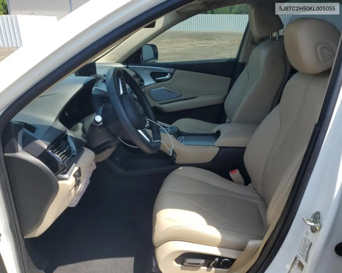 2019 Acura Rdx Technology VIN: 5J8TC2H50KL005055 Lot: 61938635