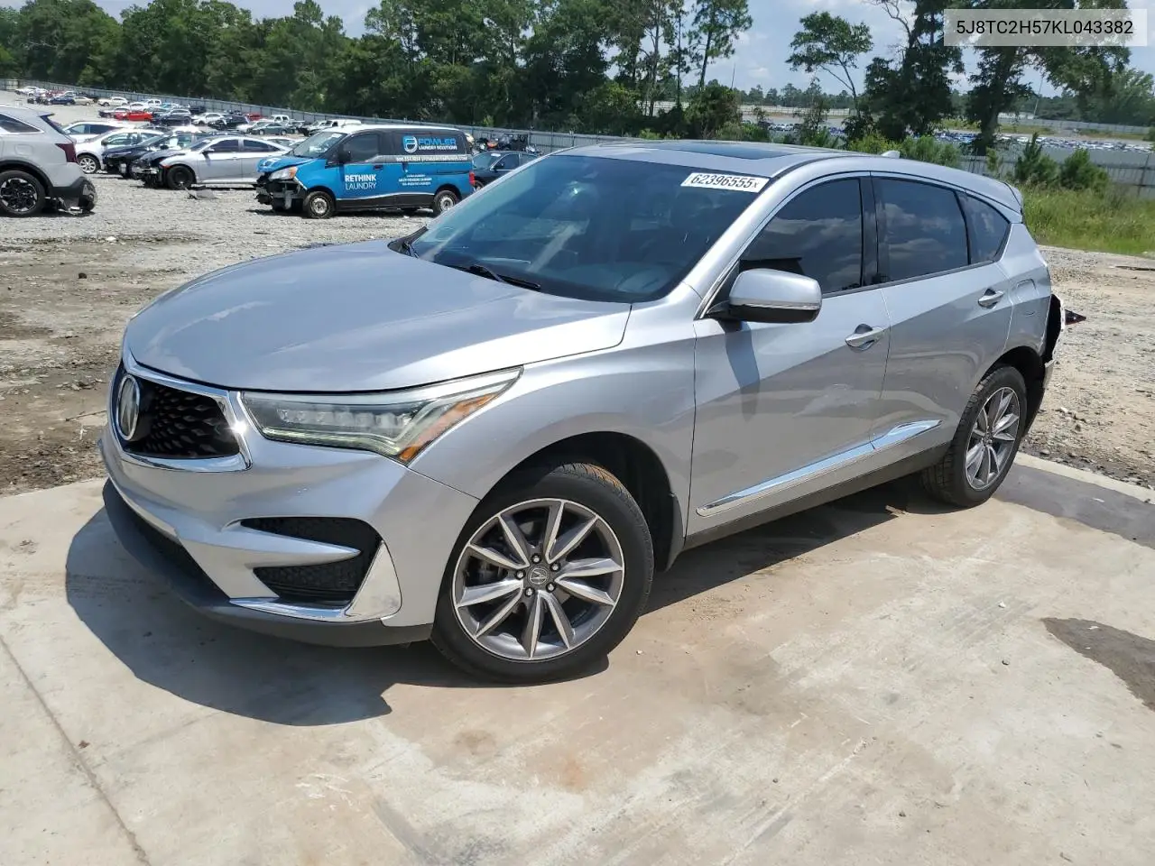 2019 Acura Rdx Technology VIN: 5J8TC2H57KL043382 Lot: 62396555