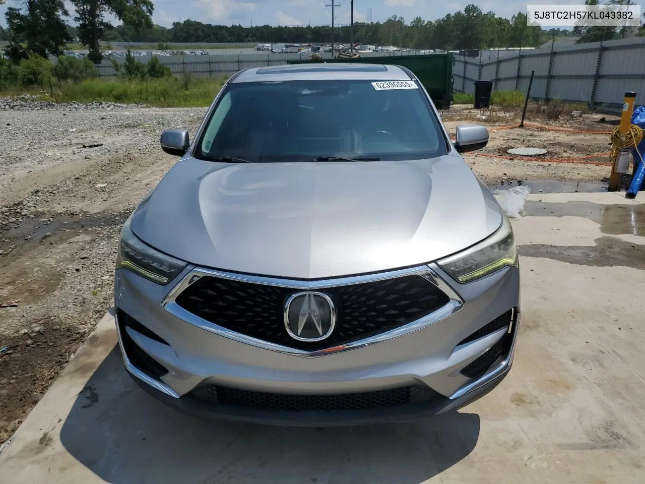 2019 Acura Rdx Technology VIN: 5J8TC2H57KL043382 Lot: 62396555