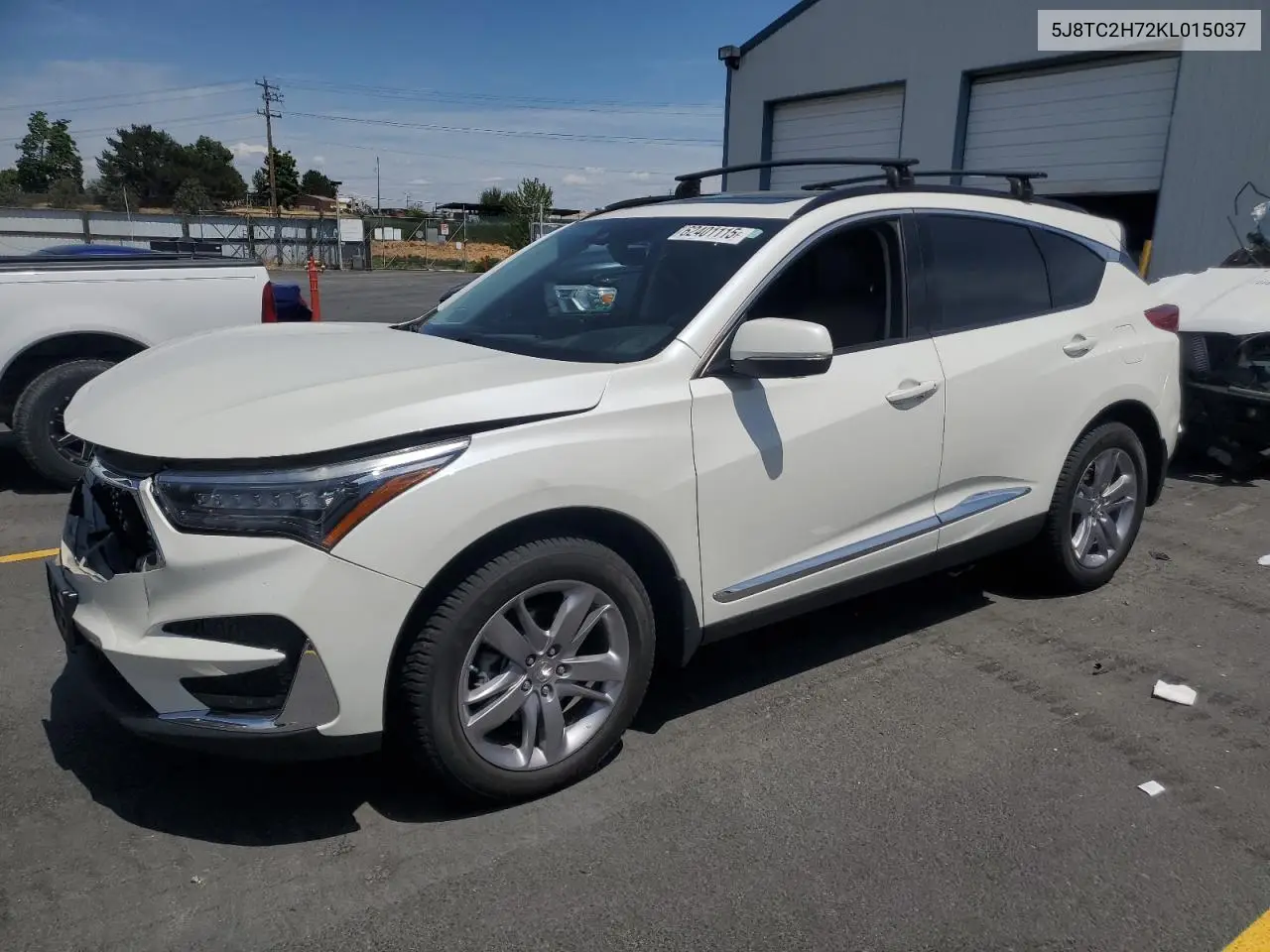 2019 Acura Rdx Advance VIN: 5J8TC2H72KL015037 Lot: 62401115