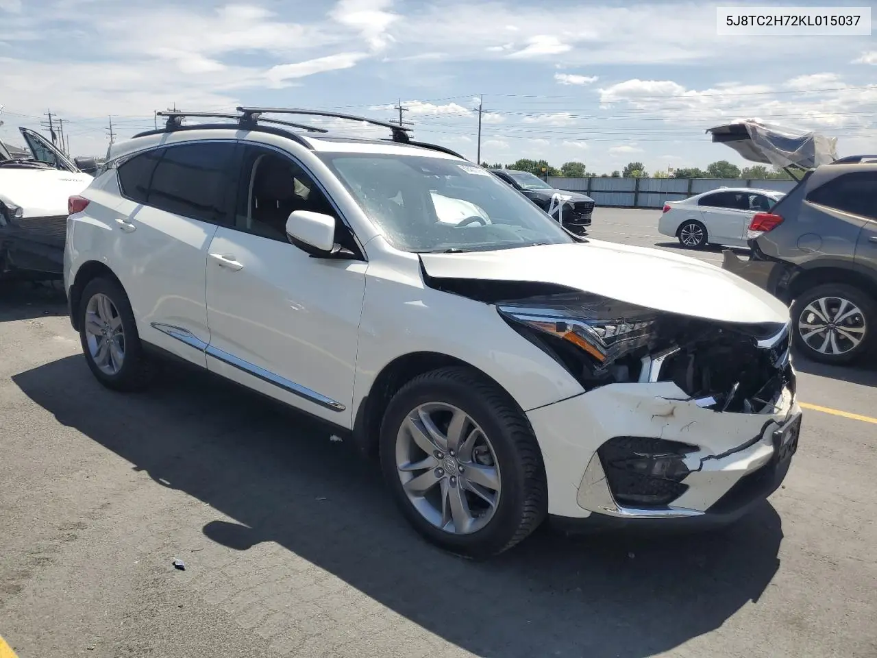 2019 Acura Rdx Advance VIN: 5J8TC2H72KL015037 Lot: 62401115