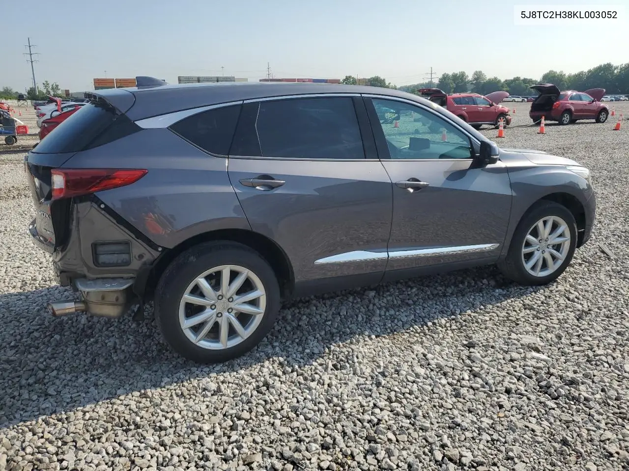2019 Acura Rdx VIN: 5J8TC2H38KL003052 Lot: 62498525