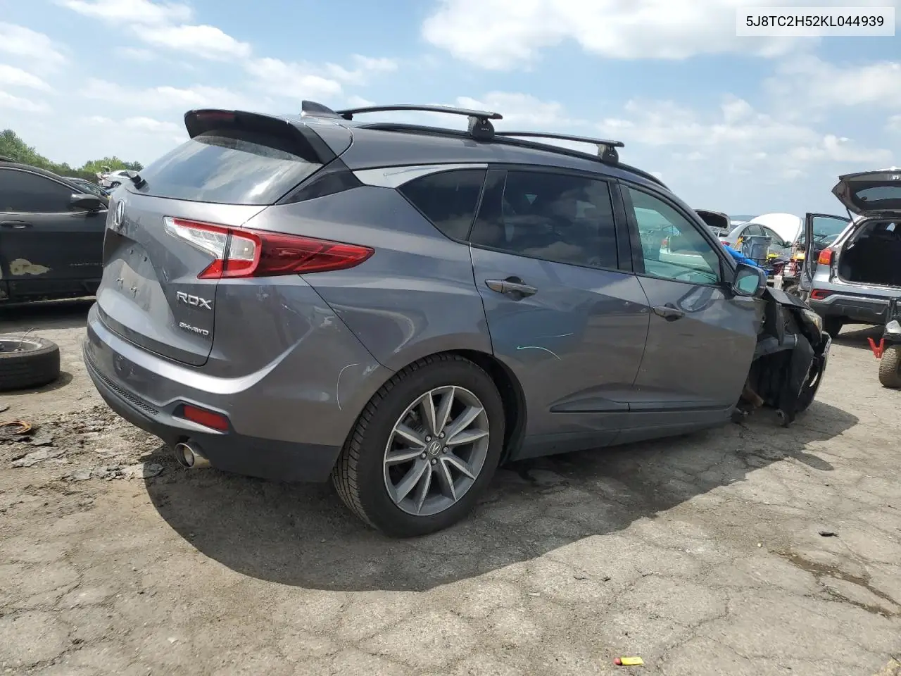 2019 Acura Rdx Technology VIN: 5J8TC2H52KL044939 Lot: 62585685