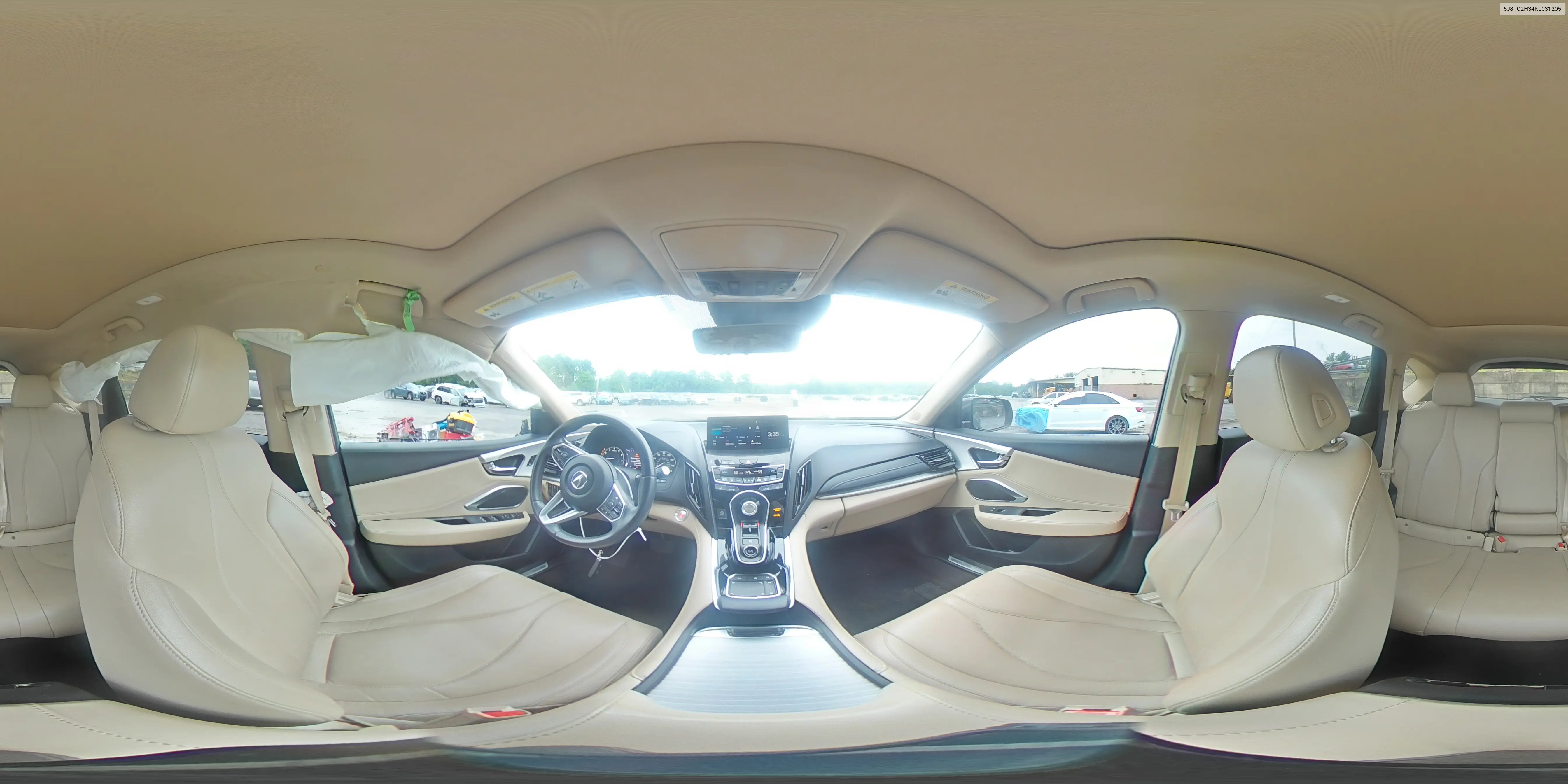 2019 Acura Rdx VIN: 5J8TC2H34KL031205 Lot: 62745045