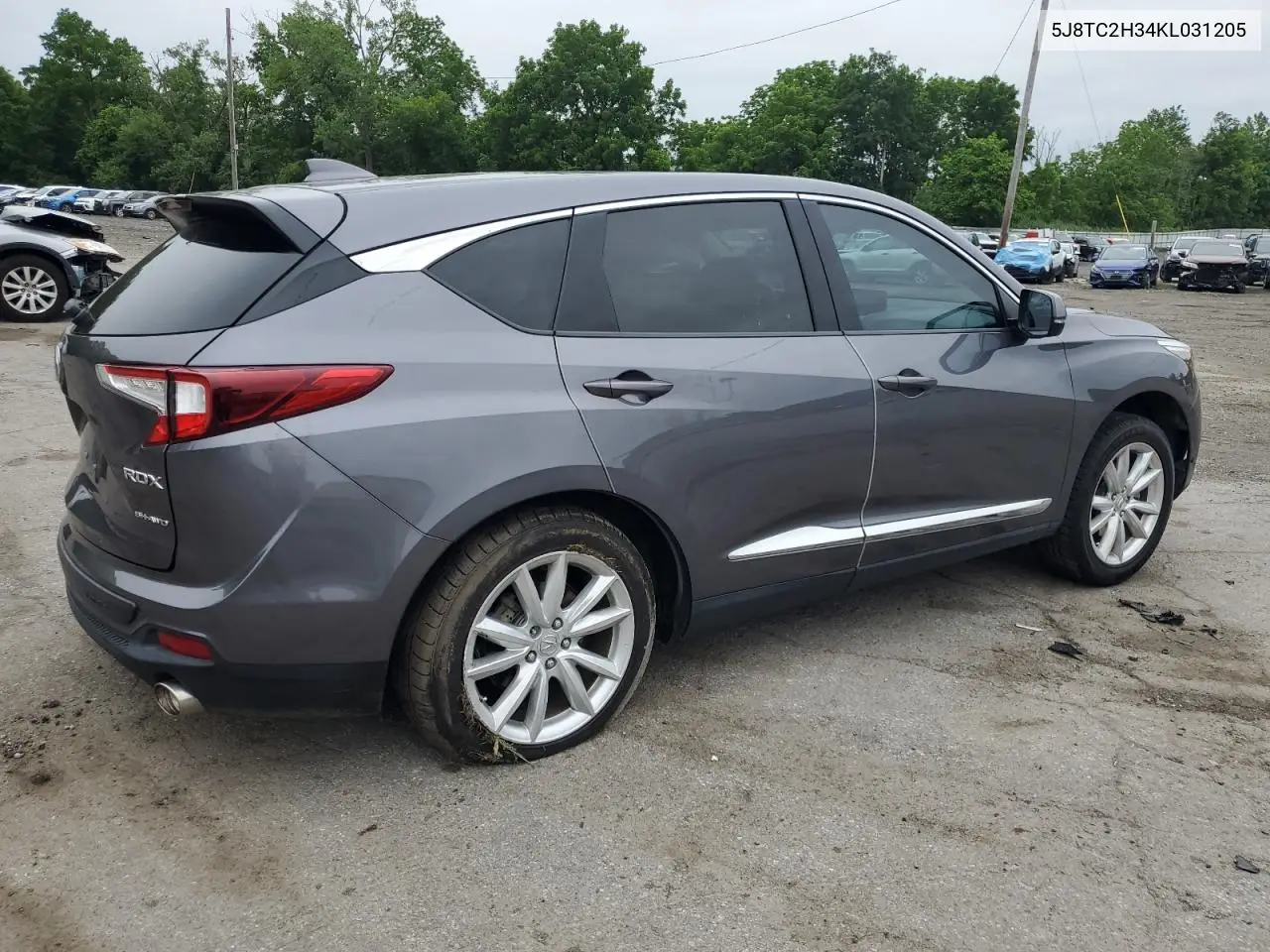 2019 Acura Rdx VIN: 5J8TC2H34KL031205 Lot: 62745045
