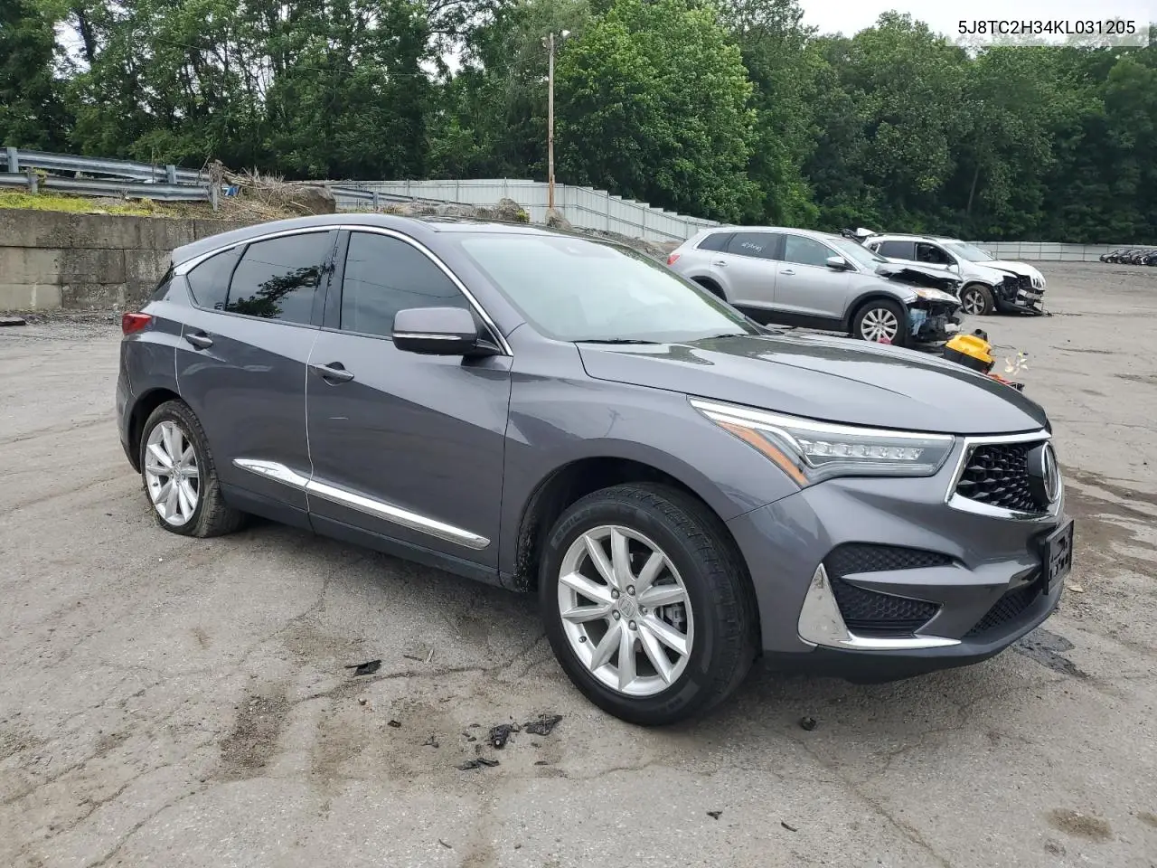 2019 Acura Rdx VIN: 5J8TC2H34KL031205 Lot: 62745045