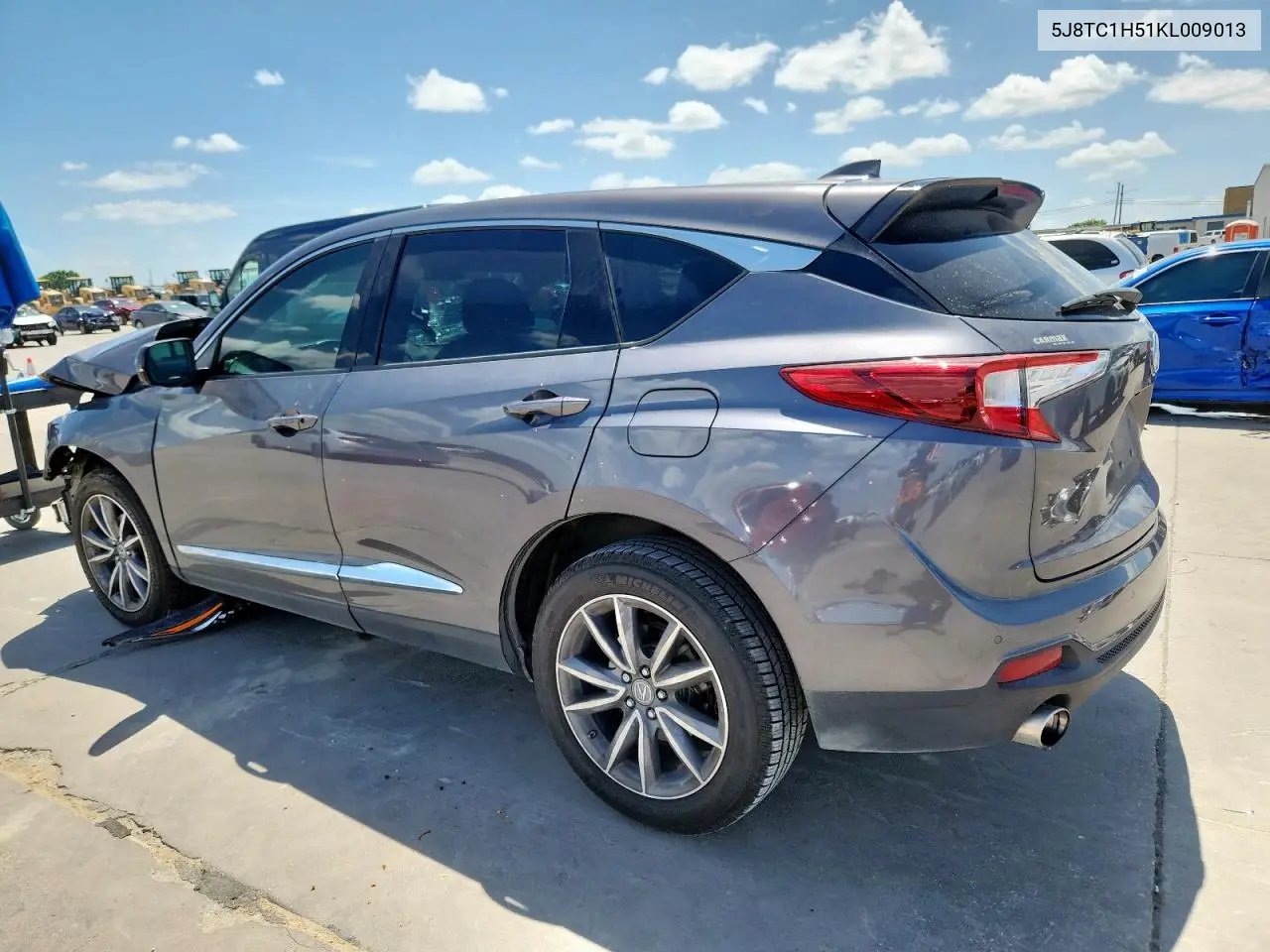 2019 Acura Rdx Technology VIN: 5J8TC1H51KL009013 Lot: 62792895