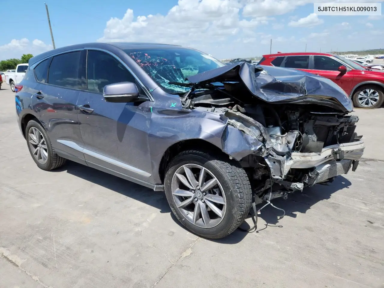 2019 Acura Rdx Technology VIN: 5J8TC1H51KL009013 Lot: 62792895