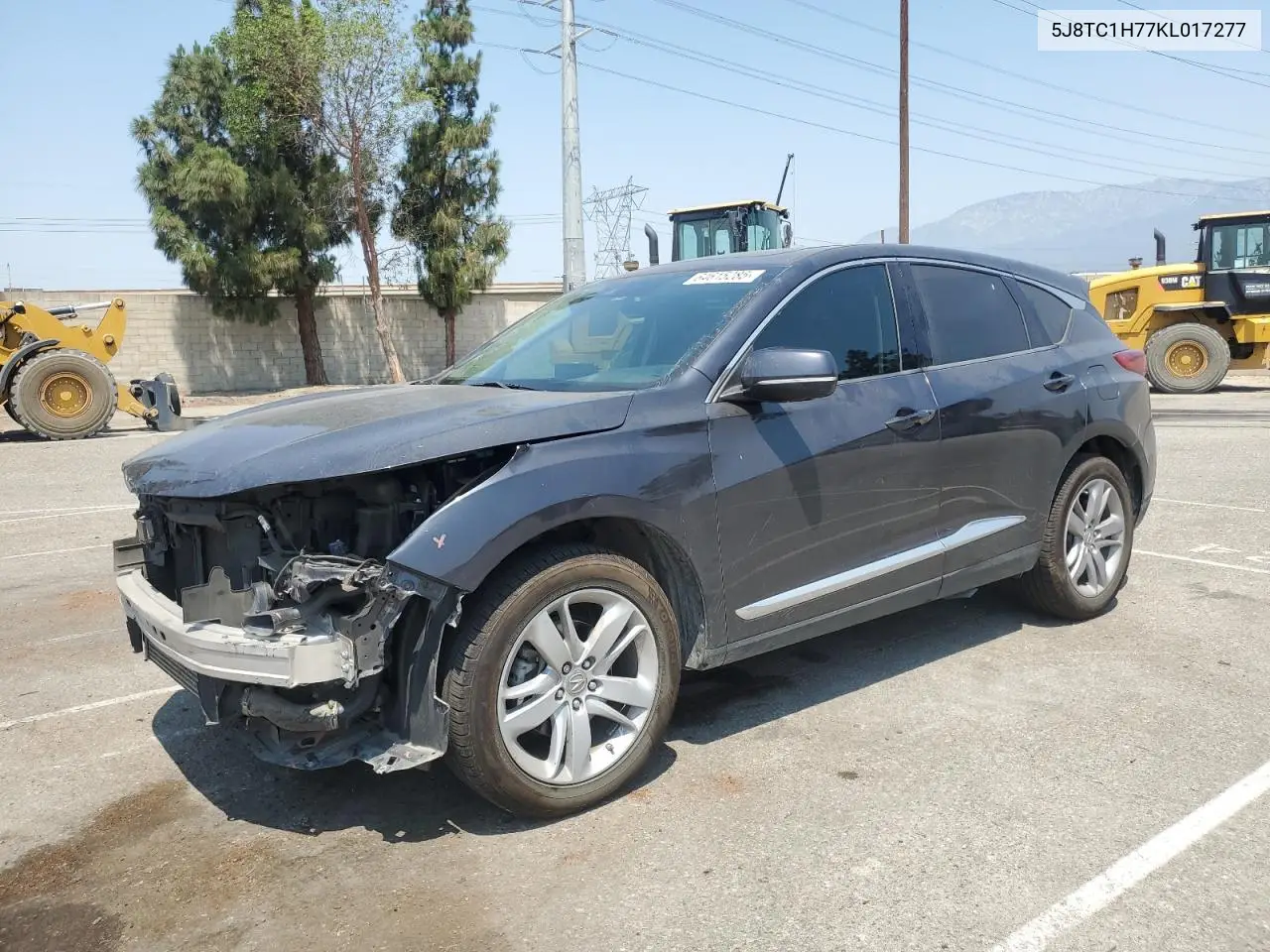 2019 Acura Rdx Advance VIN: 5J8TC1H77KL017277 Lot: 64615285
