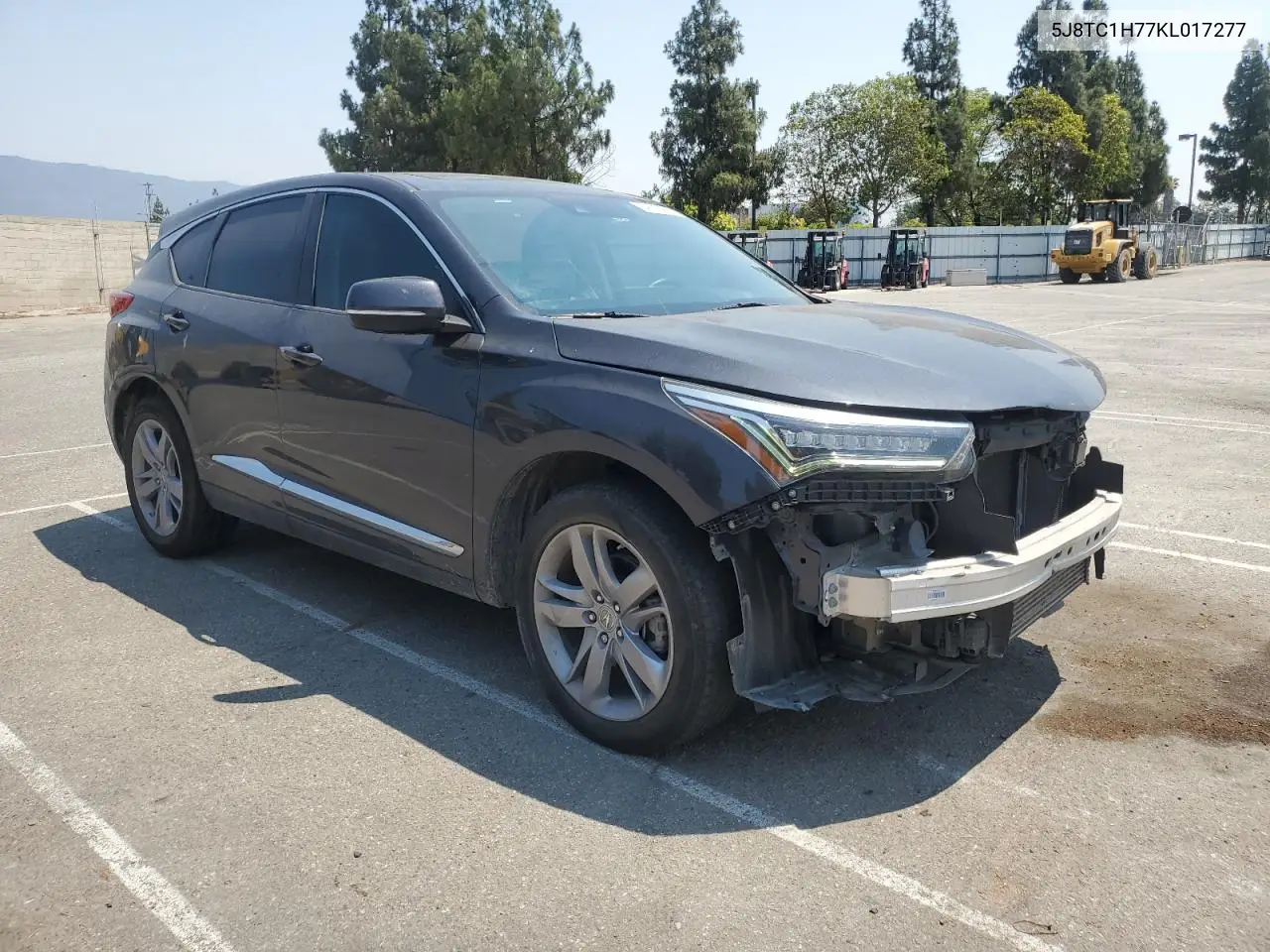 2019 Acura Rdx Advance VIN: 5J8TC1H77KL017277 Lot: 64615285