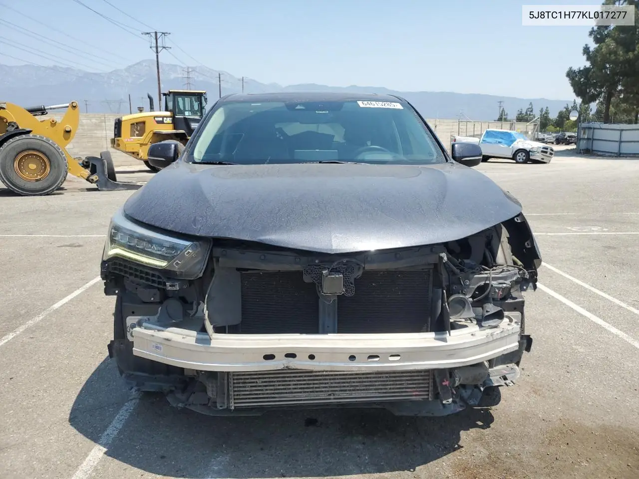 2019 Acura Rdx Advance VIN: 5J8TC1H77KL017277 Lot: 64615285