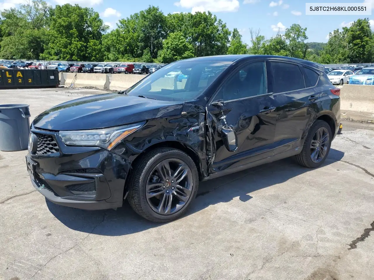 2019 Acura Rdx A-Spec VIN: 5J8TC2H68KL000551 Lot: 64993785