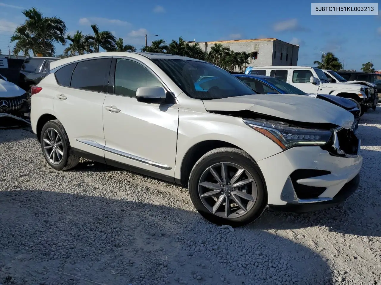 2019 Acura Rdx Technology VIN: 5J8TC1H51KL003213 Lot: 84094624