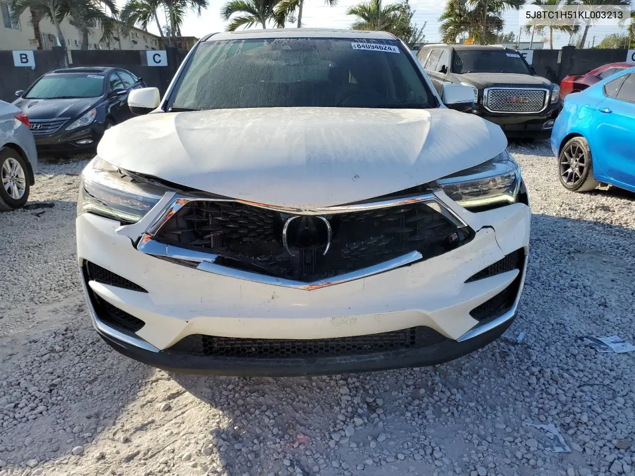 2019 Acura Rdx Technology VIN: 5J8TC1H51KL003213 Lot: 84094624