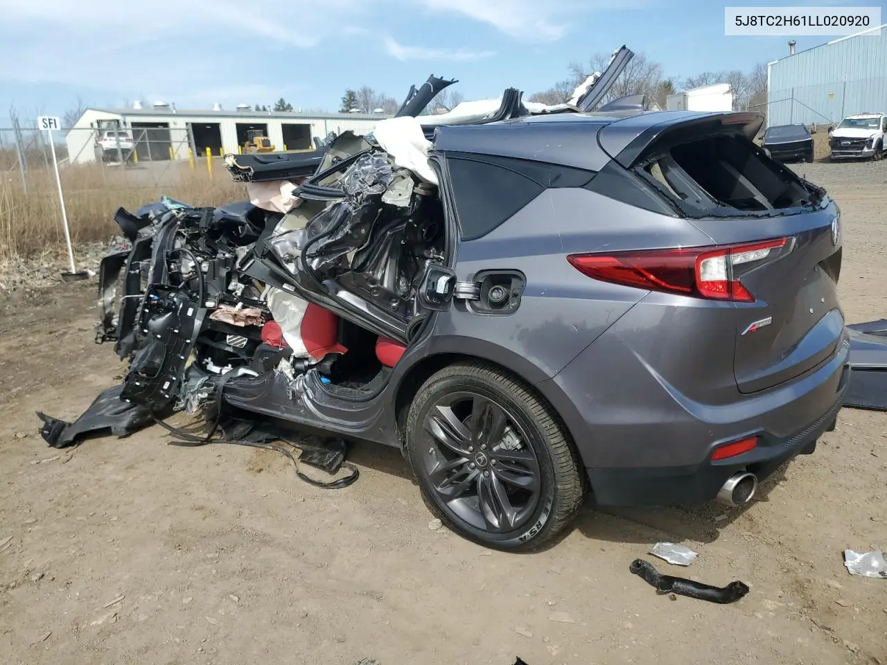 2020 Acura Rdx A-Spec VIN: 5J8TC2H61LL020920 Lot: 49805245