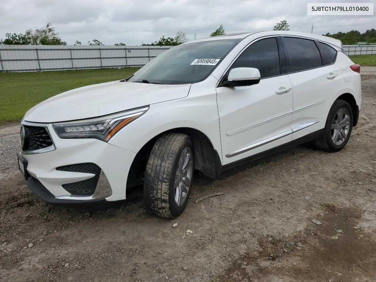 2020 Acura Rdx Advance VIN: 5J8TC1H79LL010400 Lot: 50959845
