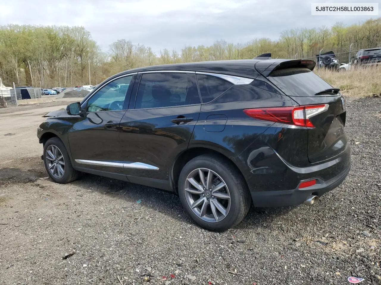 2020 Acura Rdx Technology VIN: 5J8TC2H58LL003863 Lot: 52949325