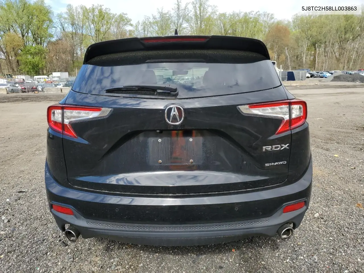 2020 Acura Rdx Technology VIN: 5J8TC2H58LL003863 Lot: 52949325