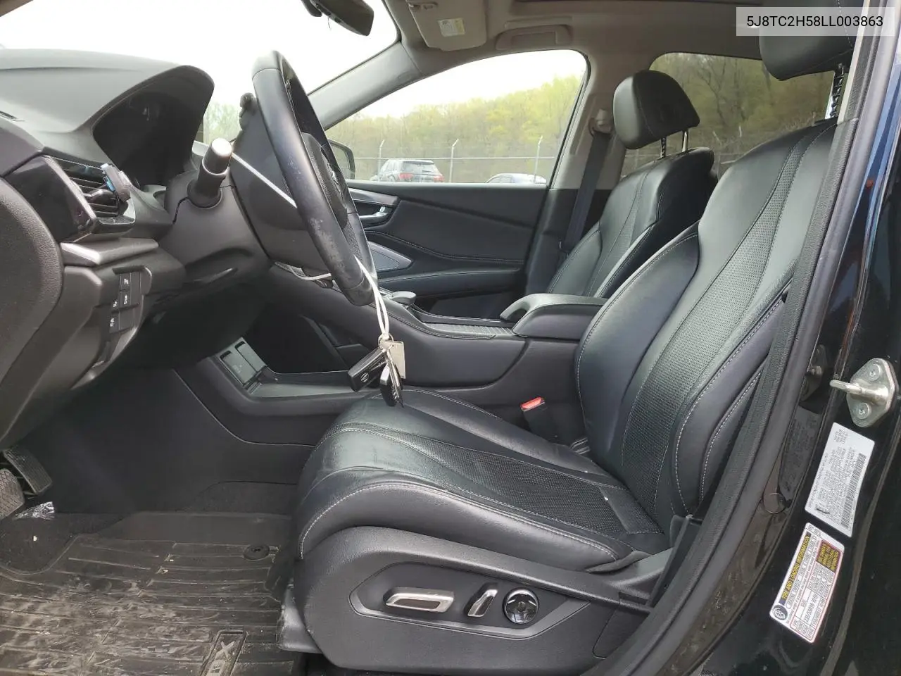 2020 Acura Rdx Technology VIN: 5J8TC2H58LL003863 Lot: 52949325