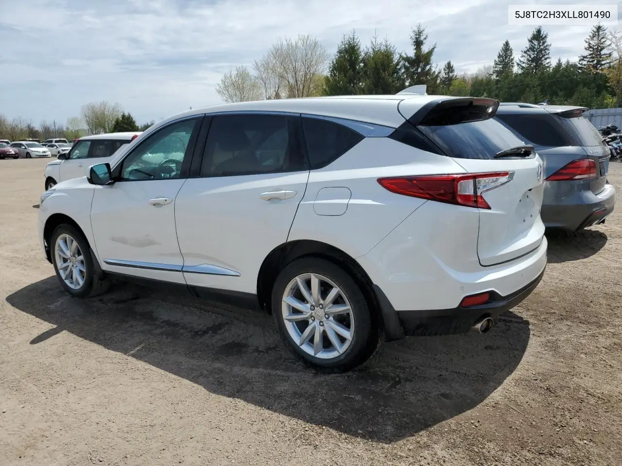 2020 Acura Rdx VIN: 5J8TC2H3XLL801490 Lot: 54682915