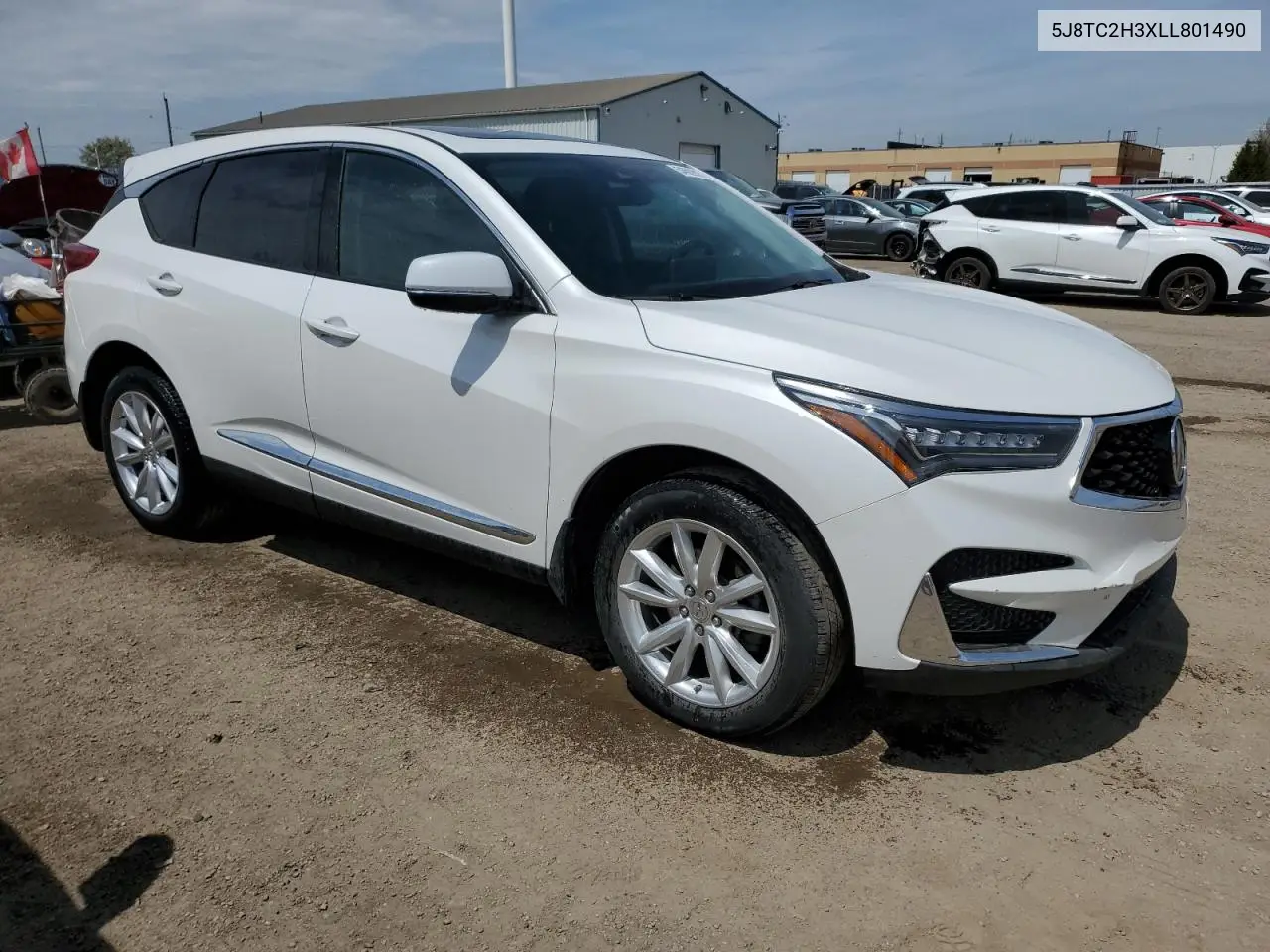 2020 Acura Rdx VIN: 5J8TC2H3XLL801490 Lot: 54682915