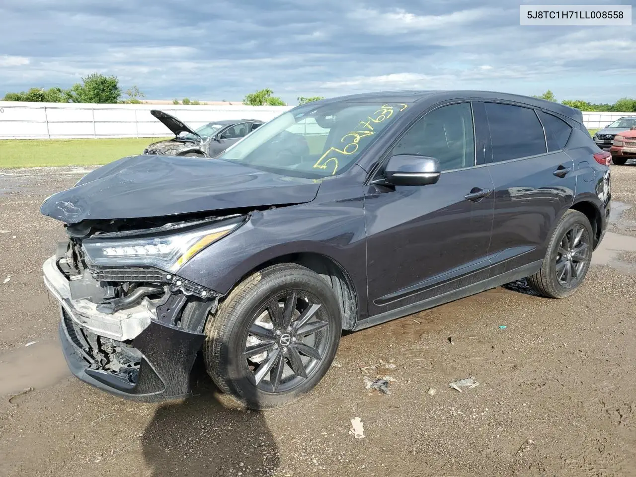2020 Acura Rdx Advance VIN: 5J8TC1H71LL008558 Lot: 56217635