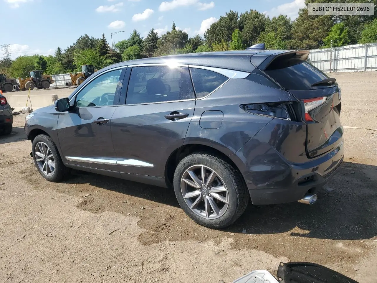 2020 Acura Rdx Technology VIN: 5J8TC1H52LL012696 Lot: 56719735