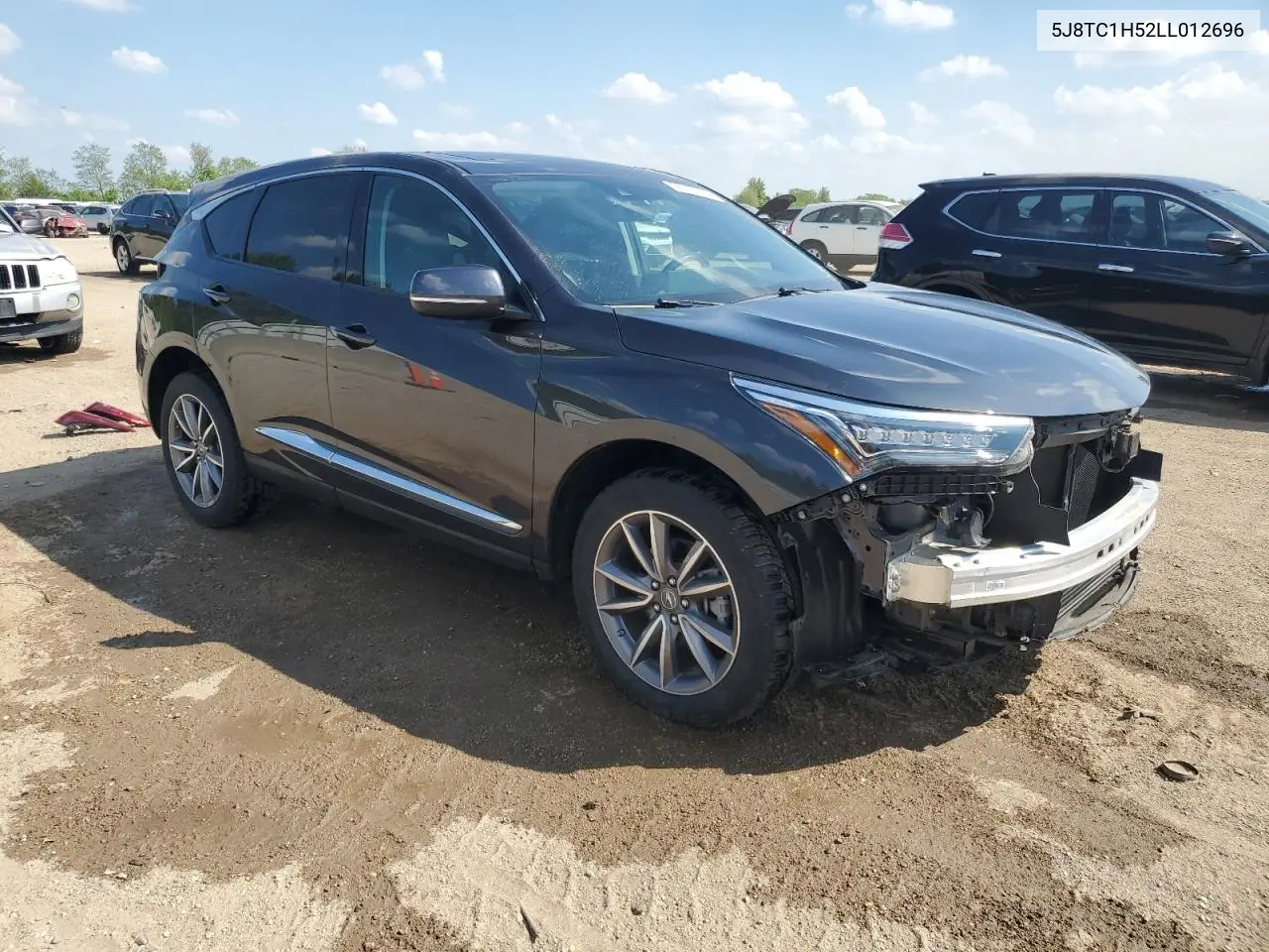 2020 Acura Rdx Technology VIN: 5J8TC1H52LL012696 Lot: 56719735