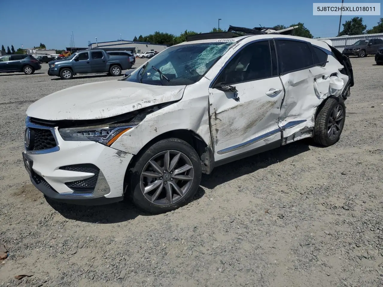2020 Acura Rdx Technology VIN: 5J8TC2H5XLL018011 Lot: 58259935