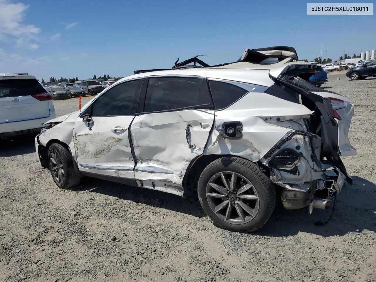 2020 Acura Rdx Technology VIN: 5J8TC2H5XLL018011 Lot: 58259935