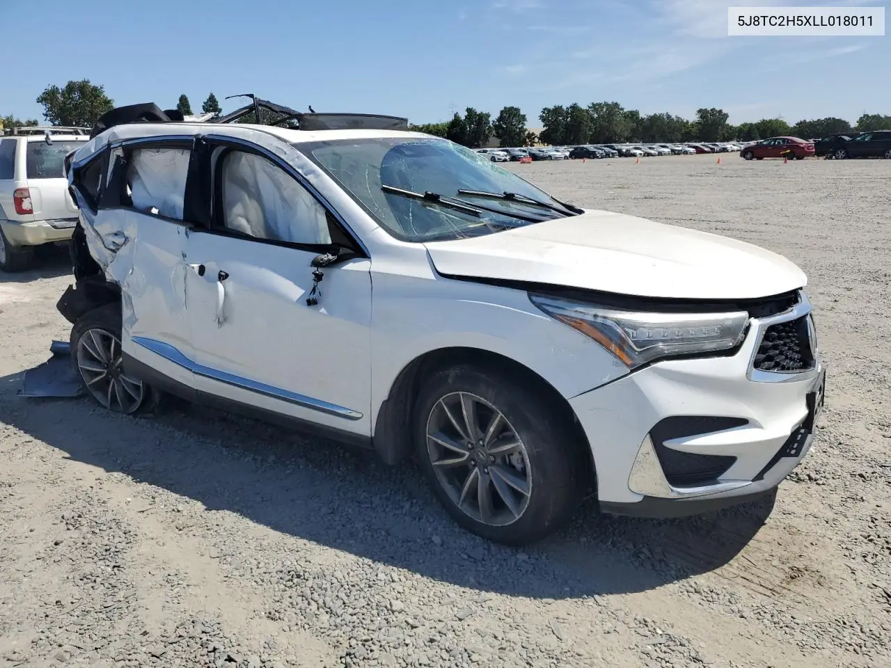 2020 Acura Rdx Technology VIN: 5J8TC2H5XLL018011 Lot: 58259935