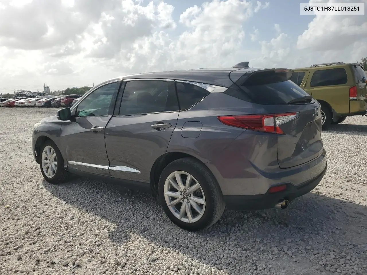 2020 Acura Rdx VIN: 5J8TC1H37LL018251 Lot: 60370665