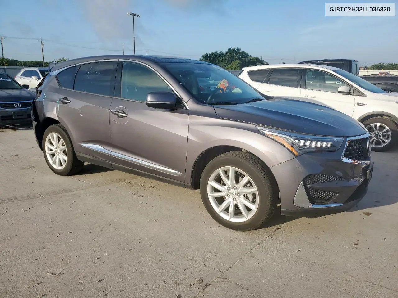 2020 Acura Rdx VIN: 5J8TC2H33LL036820 Lot: 61588775