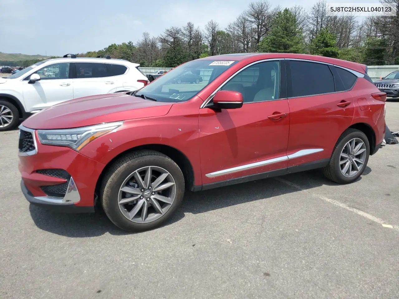 2020 Acura Rdx Technology VIN: 5J8TC2H5XLL040123 Lot: 61658235