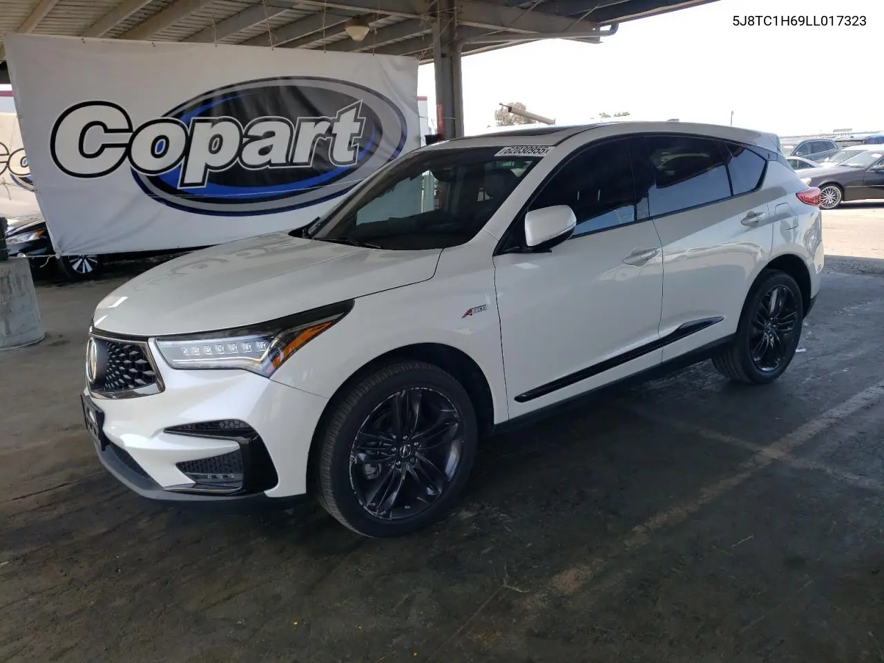 2020 Acura Rdx A-Spec VIN: 5J8TC1H69LL017323 Lot: 62030955